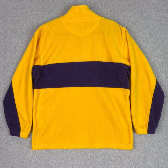 Vintage Starter Sweater Mens M 1/4 Zip Pullover Fleece NFL Minnesota Vikings - Picture 6 of 8